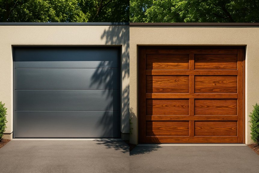 Steel vs Wood Garage Doors Pros and Cons