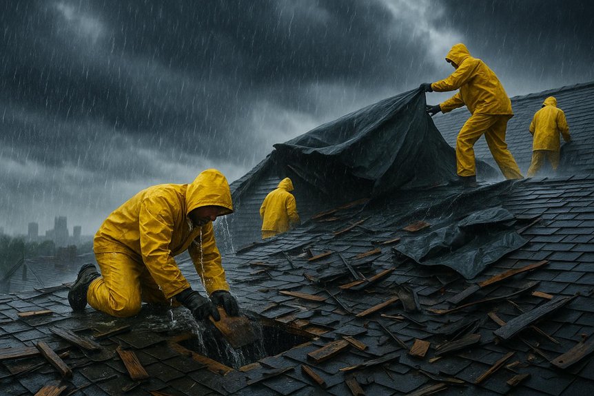 Emergency Roof Repair: Storm Damage and Leak Response