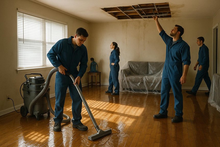 Fire Sprinkler Water Damage Restoration